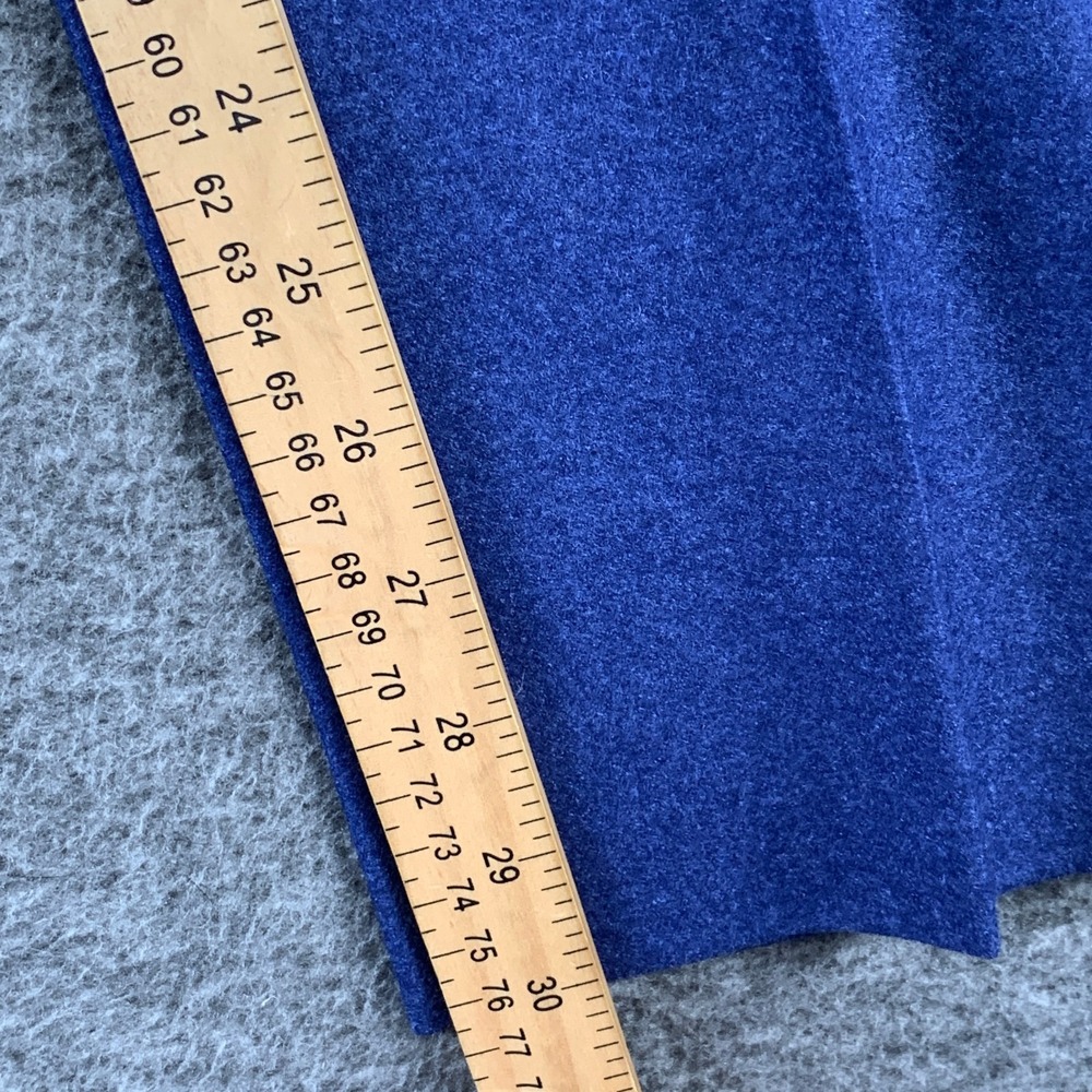 Vitale Baberis Canonico Wool Pant Men 36x30 Side Adjusters Flannel Luxury Blue - Picture 7 of 13